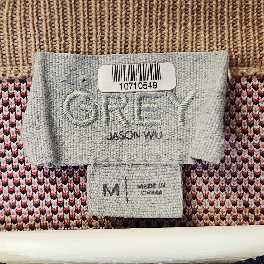 NWOT GREY Jason Wu Camel Intarsia Wool Blend Sweater Size M - Picture 11 of 16